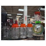 Vintage Anchor Hocking Canisters and Pitcher