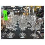 Crystal Cut Glass Stemware