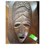 Carved Wooden Decorative Tribal Mask