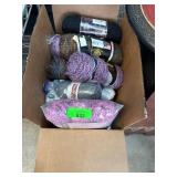 Yarn Lot with Various Colors and Textures