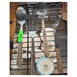Kitchen Utensils with Pioneer Woman Bowl