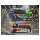 Military Past Adjutant Cap and Ribbon Set