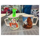 Star Wars Ceramic Mugs and Plastic Figurines