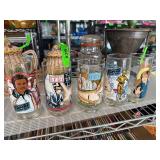 5 Star Wars Collector Glasses