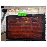 Black And Red Stackable Storage Organizer