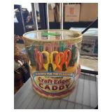 CuttingEdge Craft Edger Caddy with Scissors