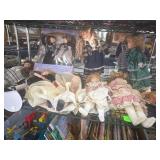 Porcelain Dolls with Various Attire