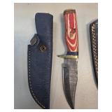 Custom Hunting Knife with Sheath