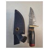 Handcrafted Knife with Leather Sheath