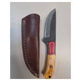 Handcrafted Knife with Colorful Handle