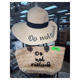 Beach Tote With Matching Hat