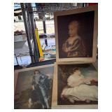 Vintage Art Prints Featuring Various Subjects