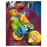 Sesame Street Toy Lot With Elmo, Bert, And More