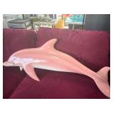Large Pink Dolphin Sculpture by Williamson