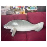 Gray Manatee-Shaped Sculpture Williamson