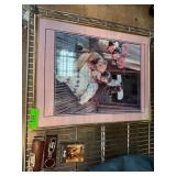 Steiff Keychains, Playing Cards, and Framed Artwor