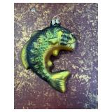 Colorful Fish Shaped Glass Ornament