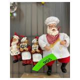 Santa Chef Ornaments
