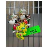 Snoopy and Woodstock Ornaments
