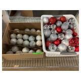 Christmas Ornaments in Two Containers
