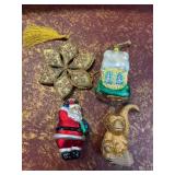 Christmas Ornaments Set of Four