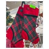 Red and Green Plaid Christmas Stockings