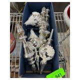 Silver Christmas ornaments