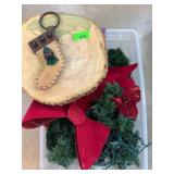 Festive Decorations and Rustic Keychain
