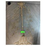 Gold-Tone Wire Scrollwork Christmas Tree
