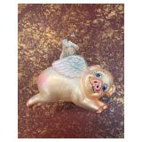 Old World Christmas Flying Pig Ornament