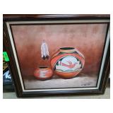 Framed Painting by K. Redstone