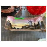 Hand-Painted Nippon Ceramic Rectangular Dish