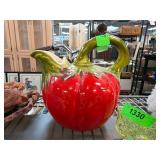 Fitz Tomato-Shaped Ceramic Pitcher