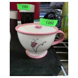Starbucks Ceramic Coffee Mug with Pink Handle