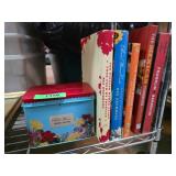 Cookbooks and Pioneer Woman Recipe Tin