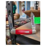 Case R2131 Red Handle Folding Pocket Knife