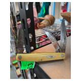 Case Folding Pocket Knife with Yellow Handle