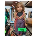 Porcelain Doll with Traditional Outfit