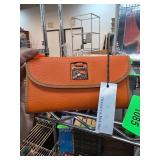 Dooney & Bourke Orange Leather Wallet