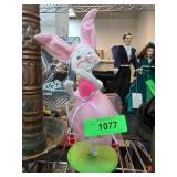 Annalee Bunny Figurine in Pink Tulle Outfit