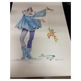 Watercolor Painting by Leslie Stretch