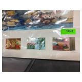 Framed Four-Scene Floral Print Set