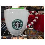 Starbucks Coffee Mug With Candy Cane Handle