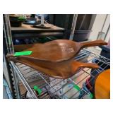 Wooden Split Paddle-Style Decorative Object