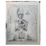 Engraved Map Illustration of Rhode Island