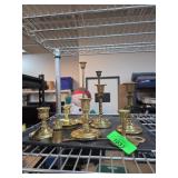 Brass Candlesticks and Accessories