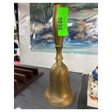 Brass Hand Bell with Marked Interior