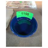 Fiesta Blue Glazed Ceramic Bowl