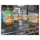 Four Mickey Mouse-Themed Mugs