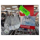 Glass Decor Including Snowball